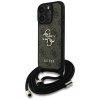 Etui Guess 4G Big Logo Cord Stap         Crossbody do iPhone 16 Pro Max brązowy